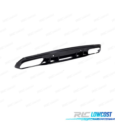 DIFFUSORE MERCEDES CLASSE C C205 COUPE AMG 14-18 LOOK C63 NERO LUCIDO