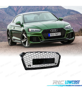 GRIGLIA AUDI A5 16-20 PDC LOOK RS5 NERO LUCIDO