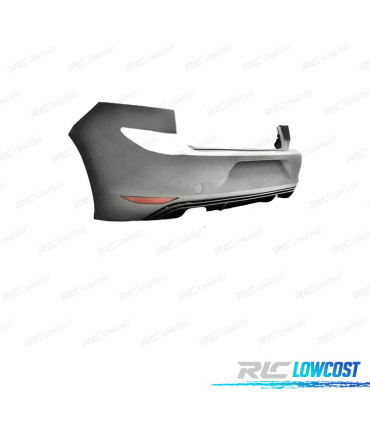 PARAURTI POSTERIORE PER VOLKSWAGEN VW GOLF 7 12-17 LOOK R20 PDC