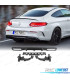 DIFFUSORE MERCEDES CLASSE C C205 COUPÉ AMG 14-18 LOOK C63 FINITURA NERO