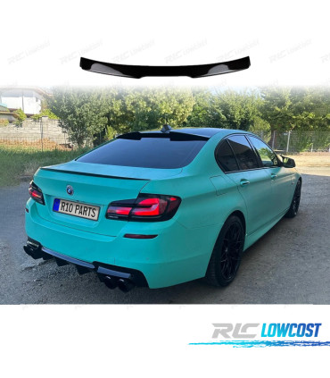 SPOILER ALETTONE BMW F10 10-17 LOOK M4 NERO LUCIDO