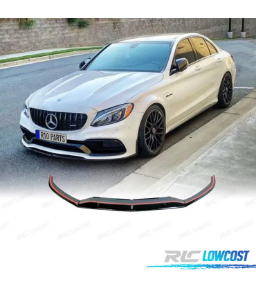 SPOILER LIP MERCEDES CLASSE C W205 14-18 LOOK AMG C63
