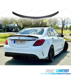 SPOILER ALA MERCEDES CLASSE C W205 4P 14-18 LOOK AMG IN CARBONIO