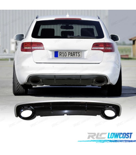 DIFFUSORE PER AUDI A6 C6 SEDAN AVANT 04-08 LOOK RS6 TERMINALI DI SCARICO