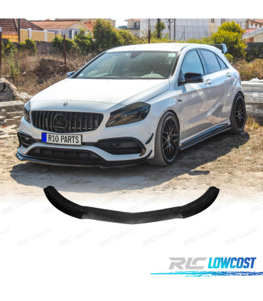 SPOILER LIP MERCEDES CLASSE A W176 AMG 12-15 LOOK A45 NERO