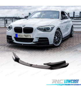 SPOILER LIP ANTERIORE BMW F20 F21 11-15 LOOK M PERFORMANCE NERO LUCIDO
