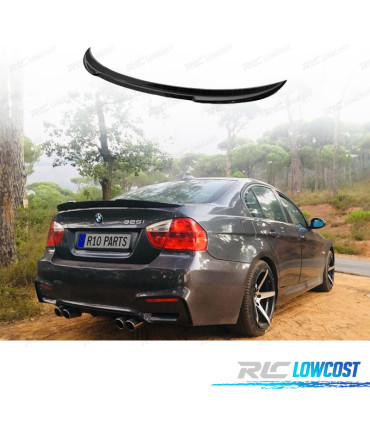 SPOILER ALARE PER BMW E90 05-11 LOOK M4 PSM NERO LUCIDO
