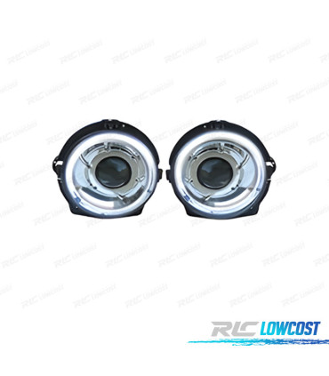 FARI MERCEDES CLASSE G W463 89-18 LOOK AMG G55 LED BIANCO