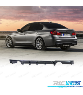 DIFFUSORE PER BMW F30 F31 11-19 LOOK M PERFORMANCE NERO LUCIDO