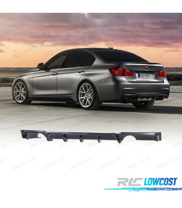 DIFFUSORE PER BMW F30 F31 11-19 LOOK M PERFORMANCE NERO LUCIDO