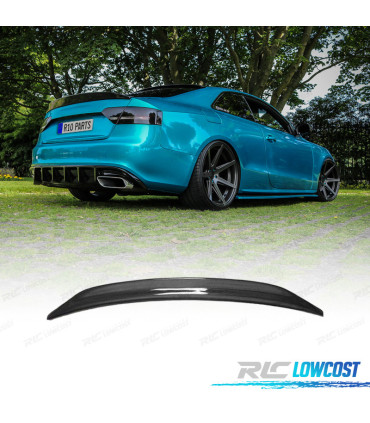 SPOILER AUDI A5 COUPE 07-16 LOOK RS5 CARBONIO