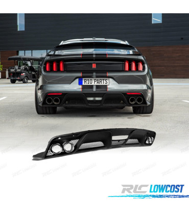 DIFFUSORE FORD MUSTANG 15-17 LOOK GT350 COLLETTORE DI SCARICO