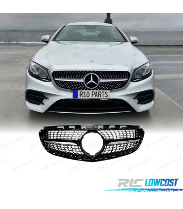 GRIGLIA MERCEDES CLASSE E W212 14-16 LOOK DIAMANTE NERO