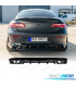 DIFFUSORE MERCEDES CLASSE E C238 16- AMG NERO LUCIDO LOOK E63 + TERMINALI DI SCARICO