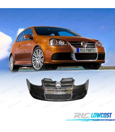 PARAURTI ANTERIORE VOLKSWAGEN VW GOLF MK5 03-08 LOOK R32 SRA CROMO