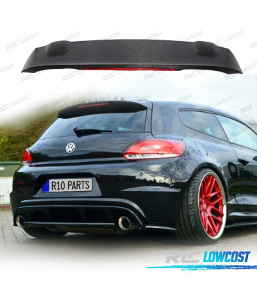 SPOILER PER VOLKSWAGEN VW SCIROCCO 08-17 IN CARBONIO