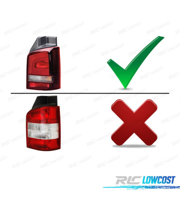 FANALI VOLKSWAGEN VW T5 10-15 1P LED BAR FUMÈ