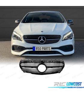 GRIGLIA PER MERCEDES CLASSE CLA W117 13-16 LOOK DIAMANTE NERO