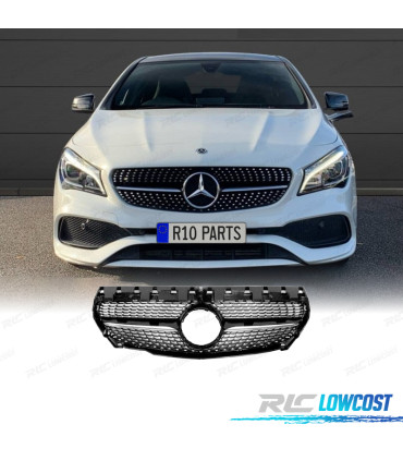 GRIGLIA PER MERCEDES CLASSE CLA W117 13-16 LOOK DIAMANTE NERO