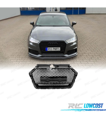 GRIGLIA PER AUDI A3 16- LOOK RS3 NERO