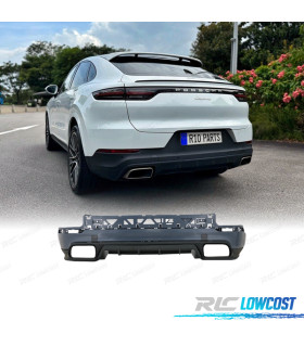 PARAURTI POSTERIORE PORSCHE CAYENNE 18-23 + DIFFUSORE LOOK TURBO