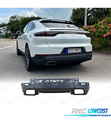 PARAURTI POSTERIORE PORSCHE CAYENNE 18-23 + DIFFUSORE LOOK TURBO