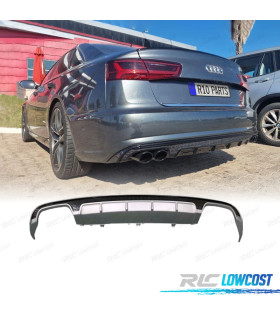 DIFFUSORE PER AUDI A6 C7 16- LOOK S6