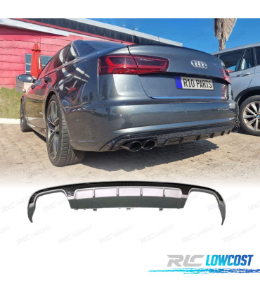 DIFFUSORE PER AUDI A6 C7 16- LOOK S6