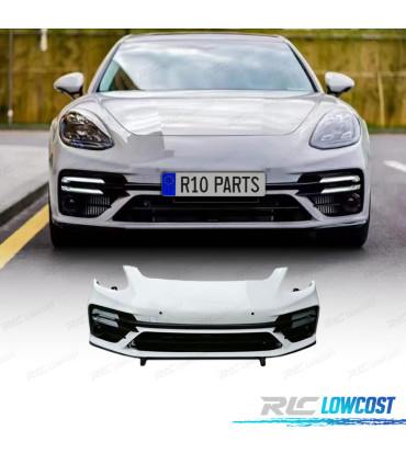 PARAURTI ANTERIORE PORSCHE PANAMERA 971 17-23 LOOK TURBO + LUCI DIURNE LED