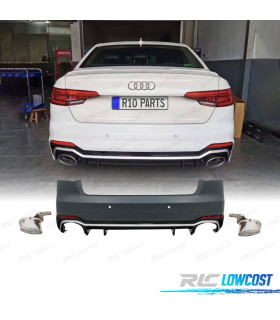 PARAURTI POSTERIORE PER AUDI A4 B9 SEDAN 16-