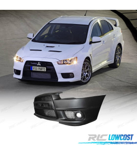 PARAURTI ANTERIORE MITSUBISHI LANCER 09-15 LOOK EVO