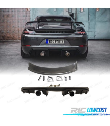 KIT CARROZZERIA PORSCHE CAYMAN 718 17-23 LOOK GT4 CARBONIO