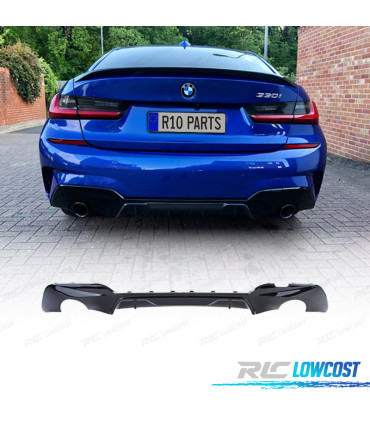 DIFFUSORE PER BMW G20 G21 18- LOOK M-TECH NERO LUCIDO