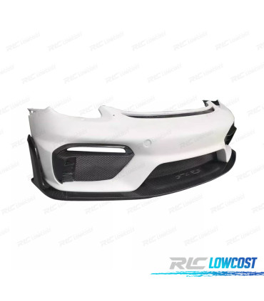 PARAURTI ANTERIORE PORSCHE CAYMAN 17-23 LOOK GT4 RS