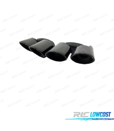 TERMINALI DI SCARICO PORSCHE PANAMERA 24-25 NERO LUCIDO