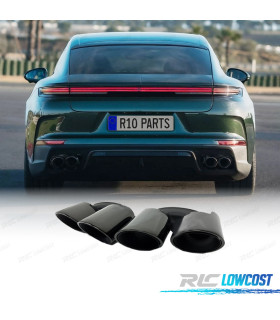 TERMINALI DI SCARICO PORSCHE PANAMERA 24-25 NERO LUCIDO