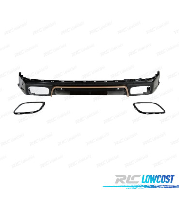 DIFFUSORE PORSCHE PANAMERA 24-25 NERO LUCIDO