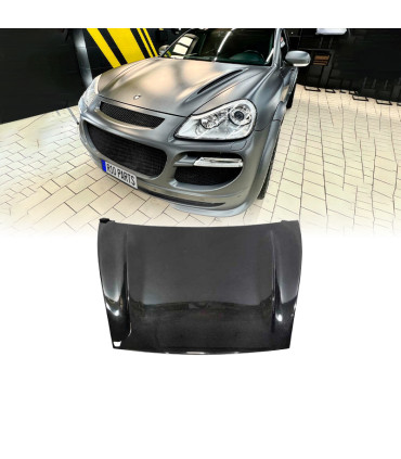 COFANO PORSCHE CAYENNE 02-08 PRESA D'ARIA IN CARBONIO