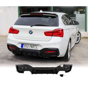 DIFFUSORE BMW F20 LCI 15-19 LOOK M COMPETITION NERO LUCIDO