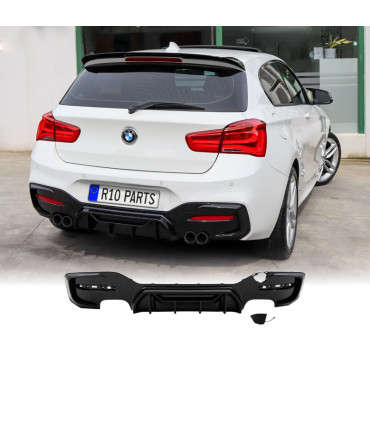 DIFFUSORE BMW F20 LCI 15-19 LOOK M COMPETITION NERO LUCIDO
