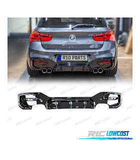DIFFUSORE BMW F20 LCI 15-19 LOOK M PERFORMANCE NERO LUCIDO