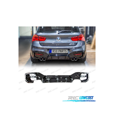 DIFFUSORE BMW F20 LCI 15-19 LOOK M PERFORMANCE NERO LUCIDO