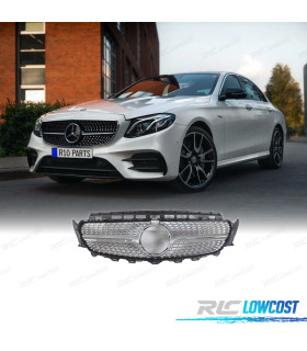GRIGLIA MERCEDES CLASSE E W213 AMG 17-20 LOOK DIAMOND ARGENTO