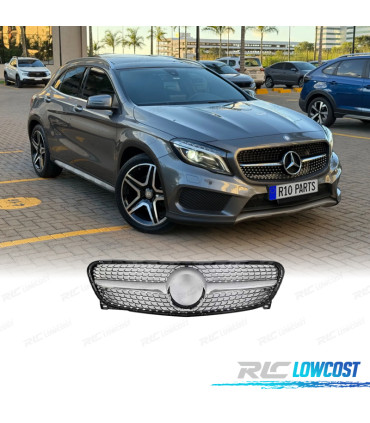 GRIGLIA MERCEDES CLASSE GLA X156 AMG 15-17 LOOK DIAMOND SILVER