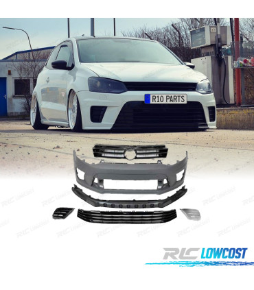 PARAURTI ANTERIORE VOLKSWAGEN VW POLO 09-17 LOOK WRC