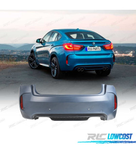 PARAURTI POSTERIORE BMW X6 F16 14- LOOK X6M PDC