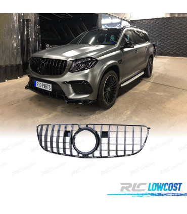 GRIGLIA MERCEDES GLS X166 15-19 NERO CROMATO LOOK AMG GT