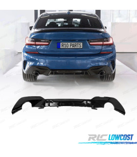 DIFFUSORE BMW G20 G21 19- LOOK M PERFORMANCE COMPETITION NERO LUCIDO