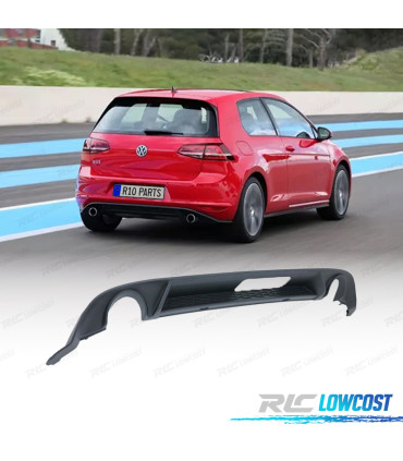 DIFFUSORE PER VOLKSWAGEN VW GOLF 7.5 17-20 LOOK GTI