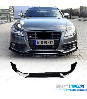SPOILER LABBRO ANTERIORE PER AUDI A4 B8 07-12 SEDAN AVANT IN ABS